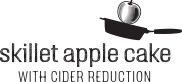 Skillet Apple Cake with Cider Reduction