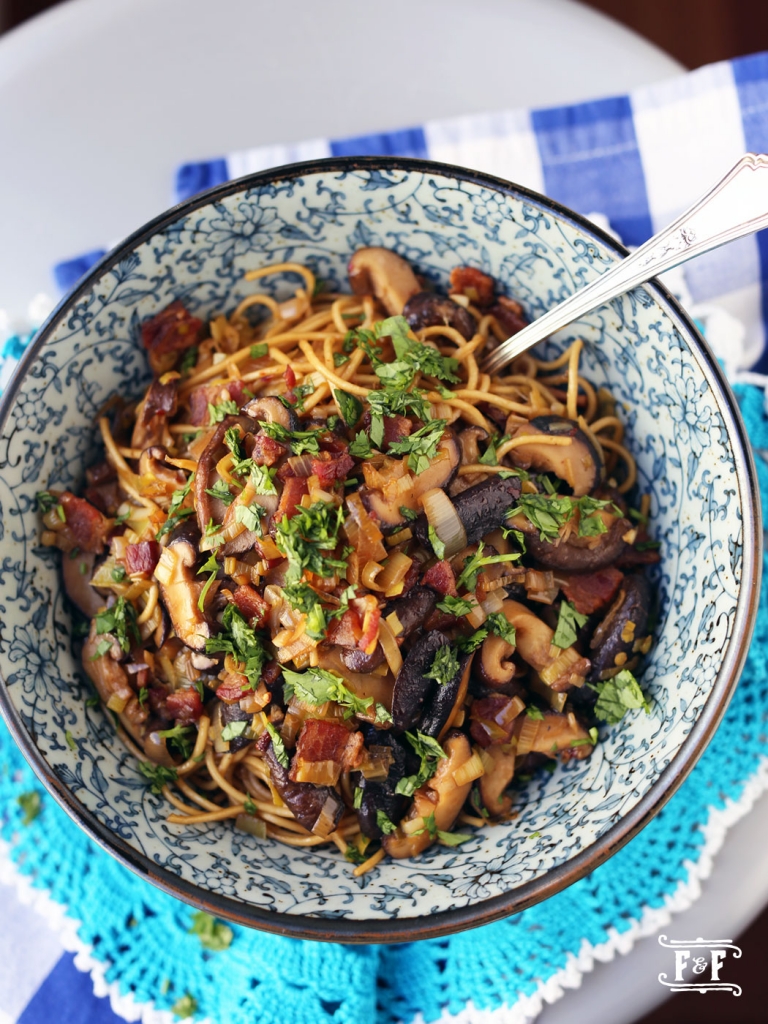 Shiitake and Leek Noodles Flavor and Friends