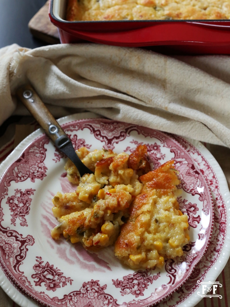 Holiday Spicy Corn Casserole | Flavor and Friends