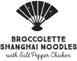 Broccolette Shanghai Noodles with Salt Pepper Chicken 