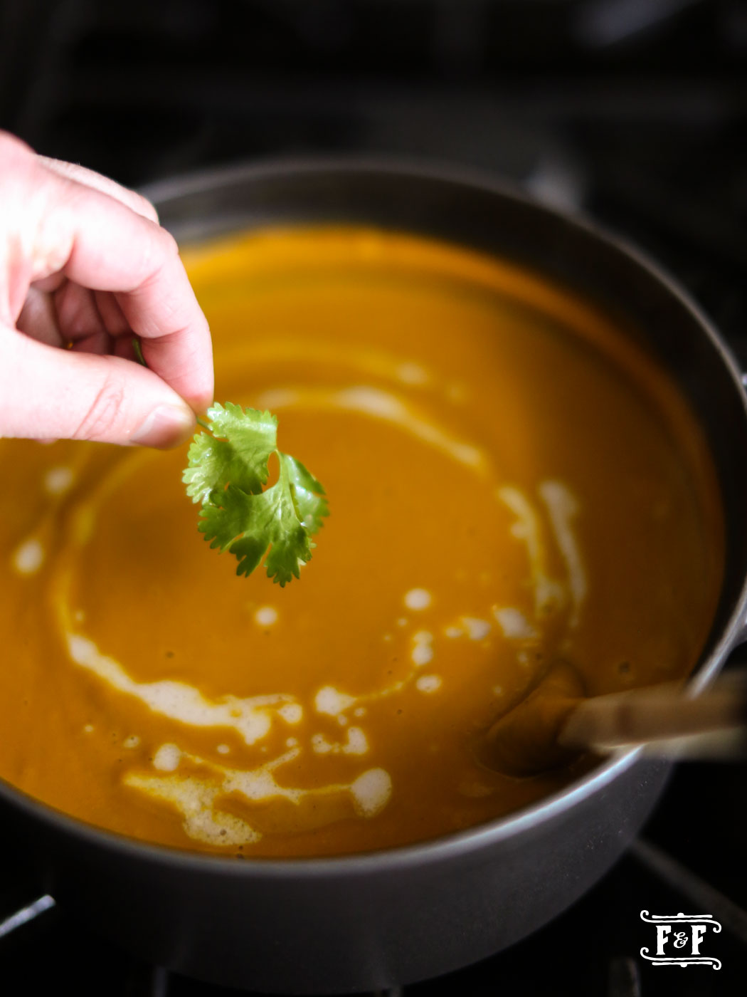 Spicy Carrot Soup with Lemongrass Curry Ginger 