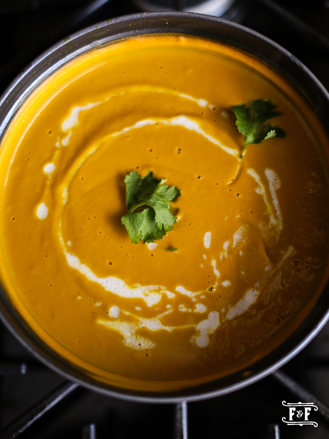Spicy Carrot Soup with Lemongrass Curry Ginger